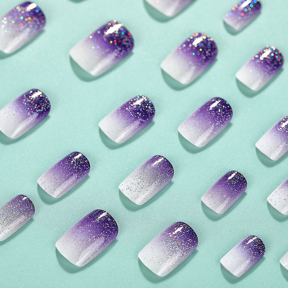 Ombre Glitter Nail Tips Stornfield