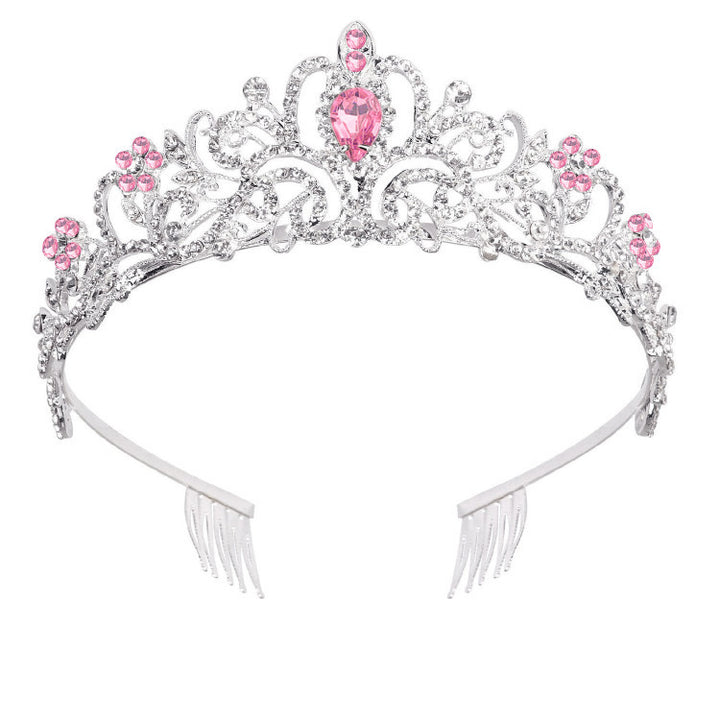 Ladies Sparkling Crystal Tiara with Filigree Design Stornfield