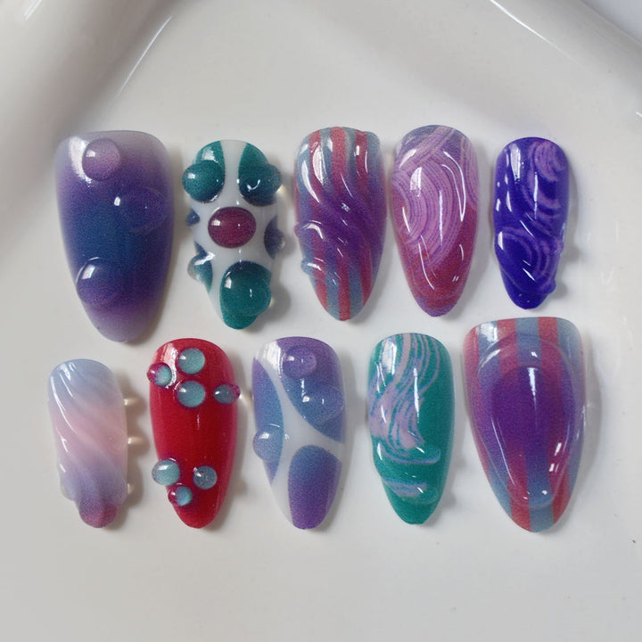 Artistic 3D Nail Design Stornfield