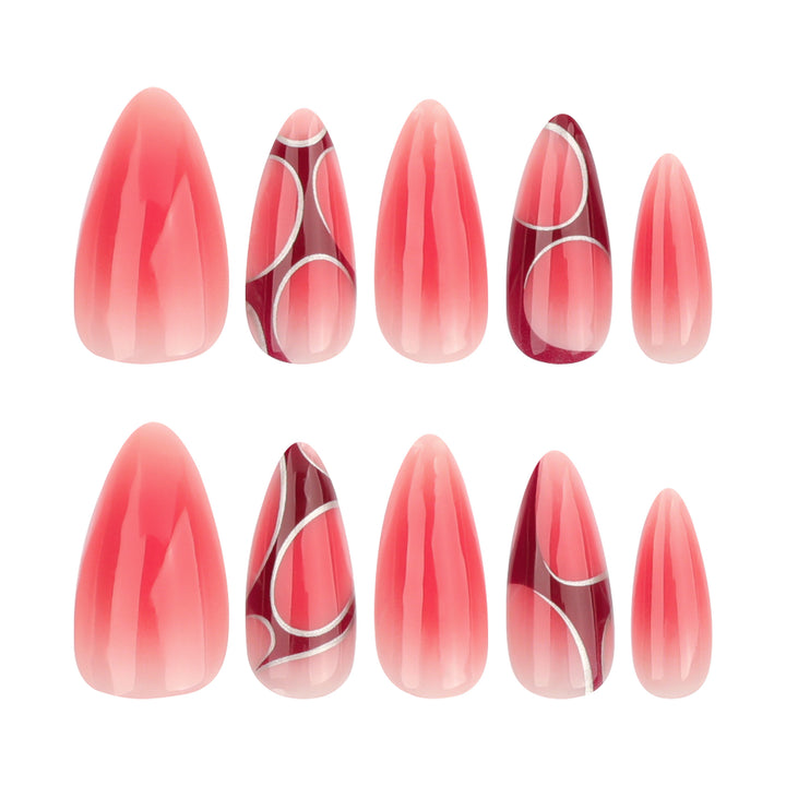 Artful and elegant stiletto nails Stornfield