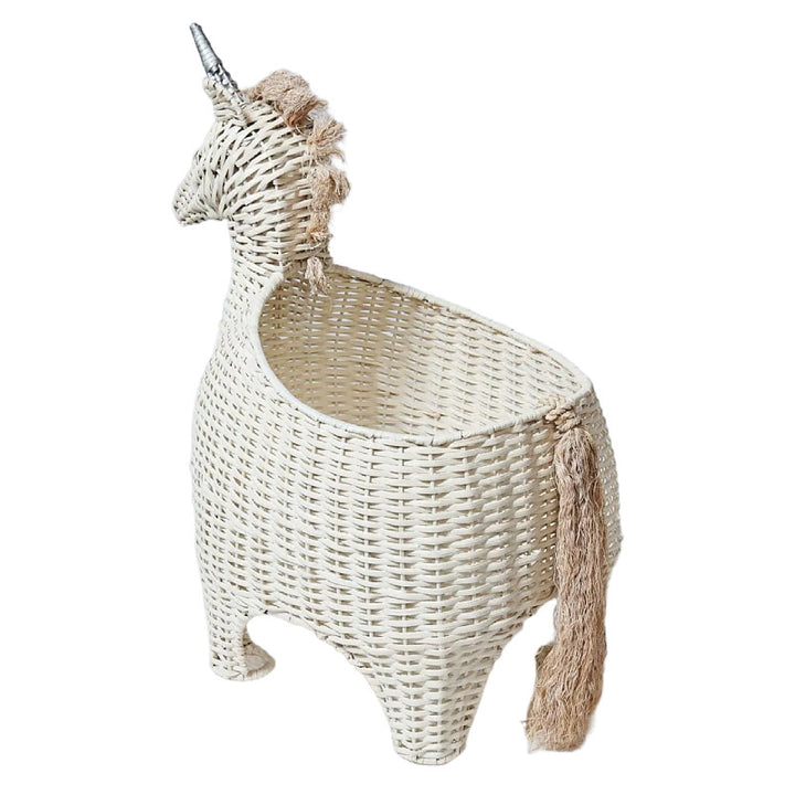 Playful decoration basket in unicorn design Stornfield