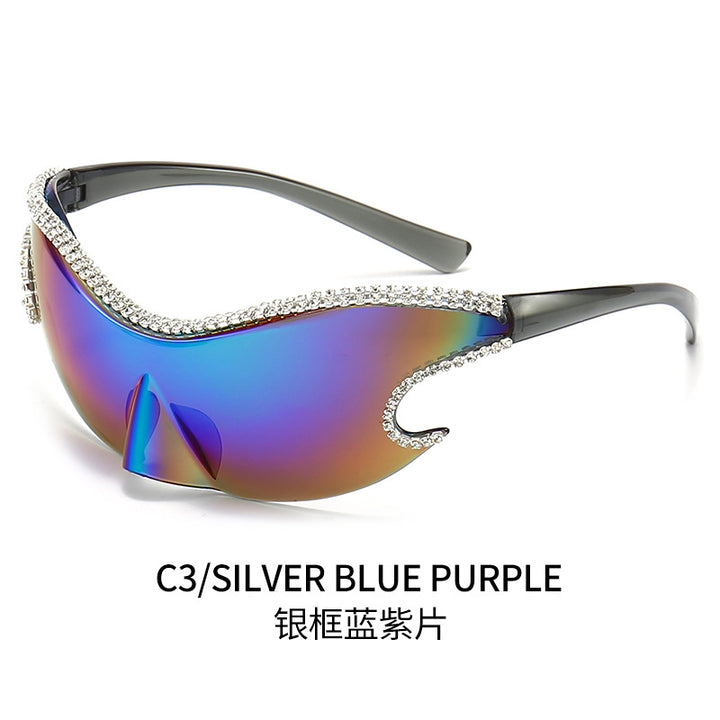Women's glamorous sunglasses with sparkling rhinestone embellishment Stornfield