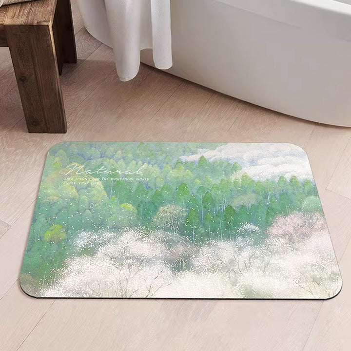 Artistic Illustration Desk Mat