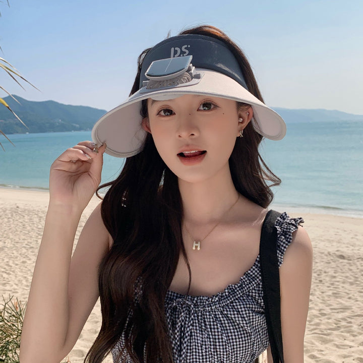 Adjustable sun visor with extra wide brim and breathable headband Stornfield