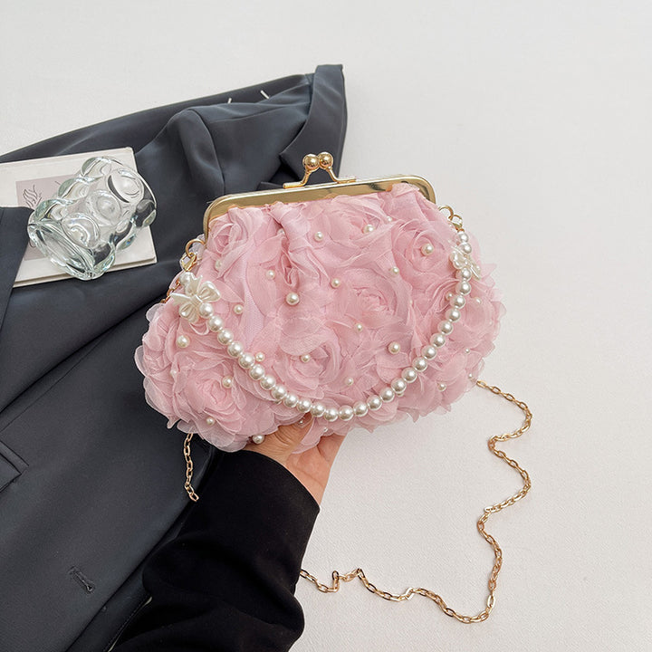 Floral Embellished Evening Clutch