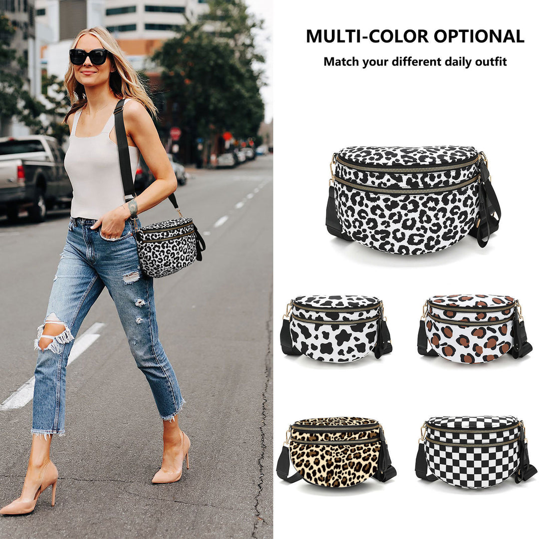 Stylish Checkerboard Crossbody