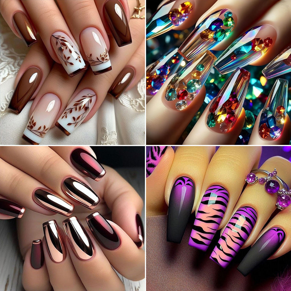 Artistic nail decorations with 3D designs Stornfield