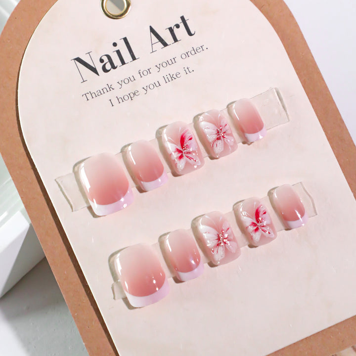 Stylish nail art with floral accents Stornfield