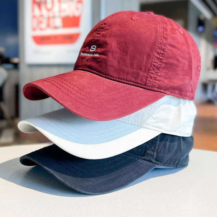 Men's Distressed Cotton Baseball Cap Stornfield