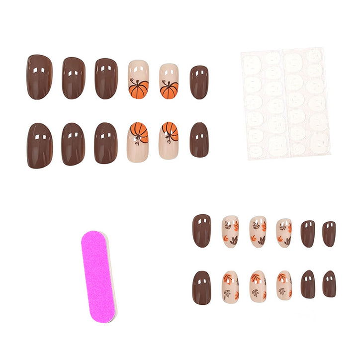 Autumn-Themed Nail Art Enhancements Stornfield