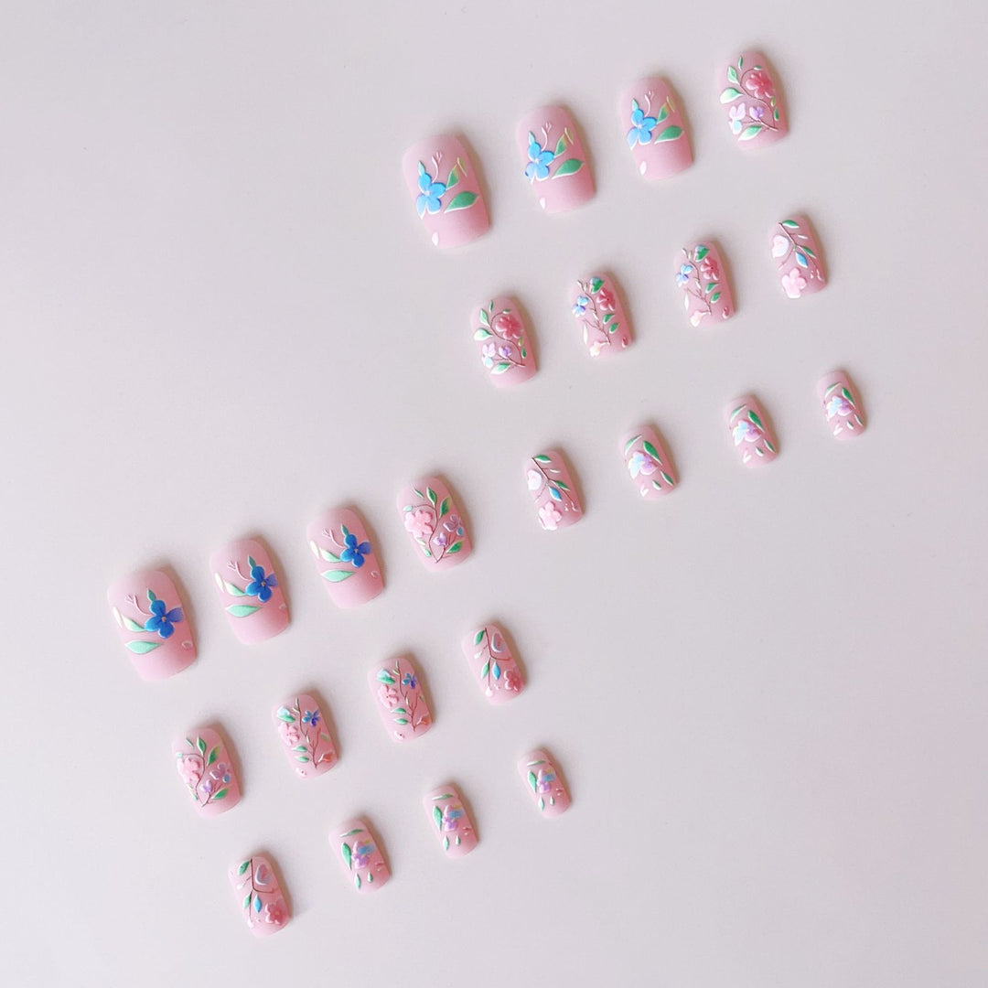 Nail art set with floral 3D embellishments Stornfield 1788017362