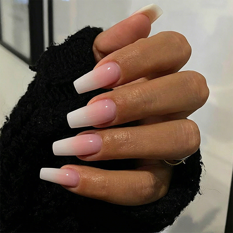 Elegant extension nails with ombre effect Stornfield