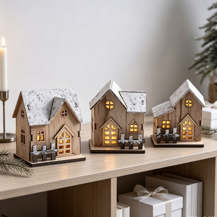 Decorative Christmas Stone House
