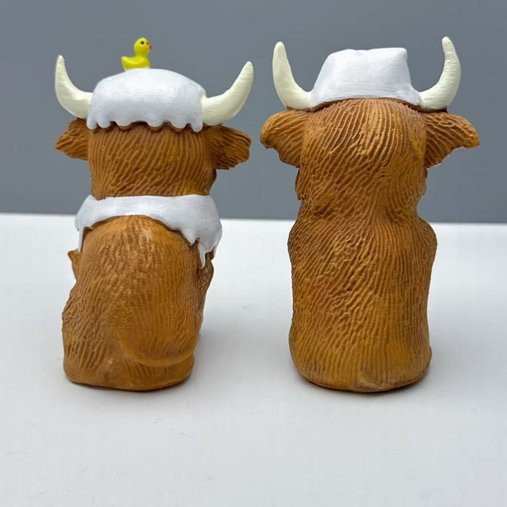 Funny Highland Cattle Figurine Stornfield