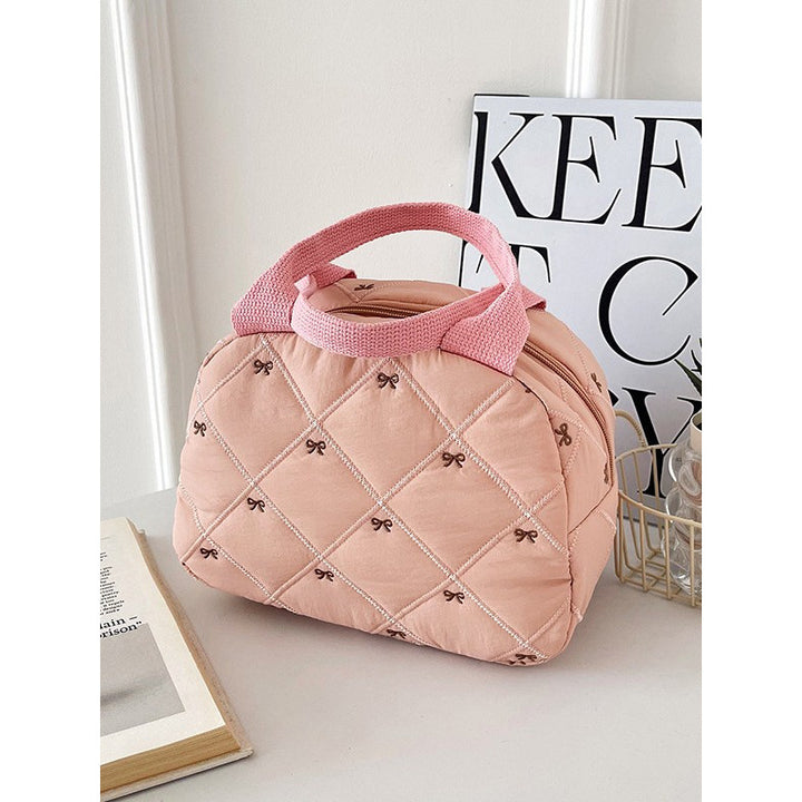 WoQuilted Bow Detail Handbag Stornfield