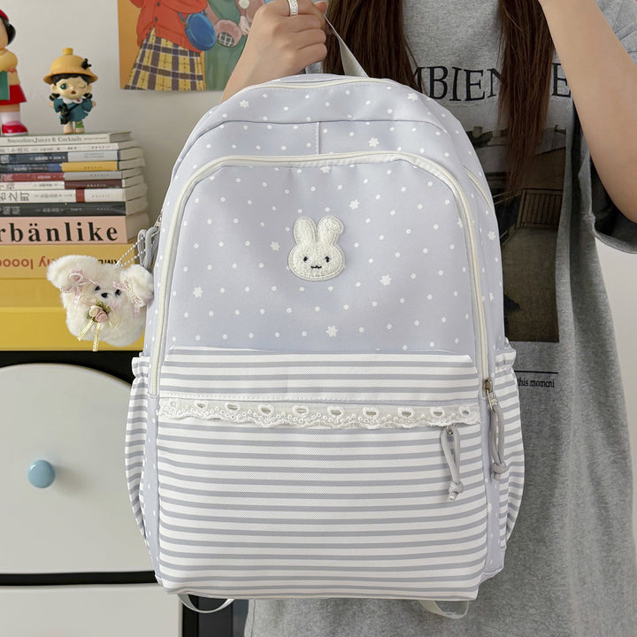 Playful Bunny-Ear Casual Backpack Stornfield