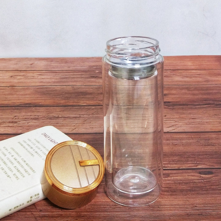 Women High-Quality Tea Glass Bottle with Integrated Stainless Steel Strainer Stornfield