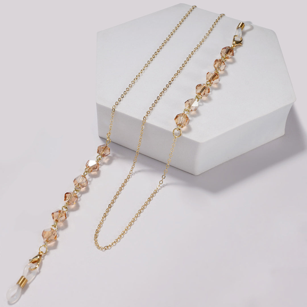 Elegant Crystal Beaded Glasses Chain Stornfield