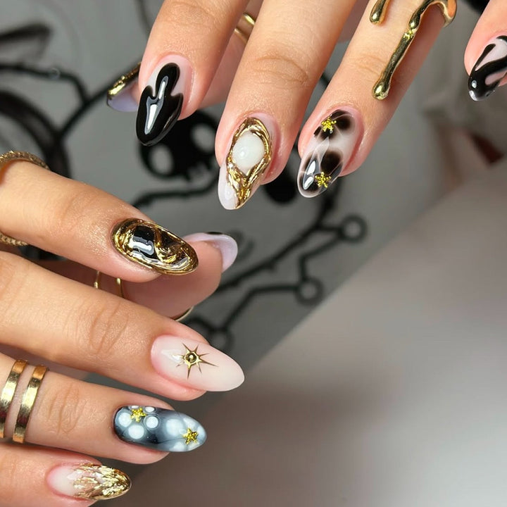 Abstract Art Nail Enhancements Stornfield