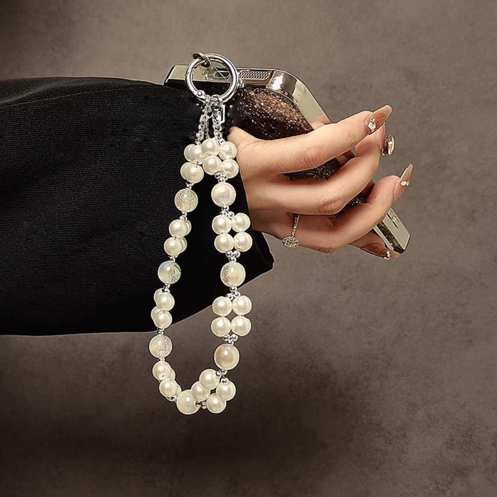Elegant Decorative Pearl Phone Strap Stornfield