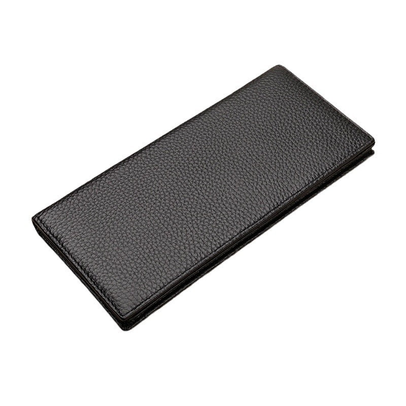 Textured Leather Long Wallet Stornfield