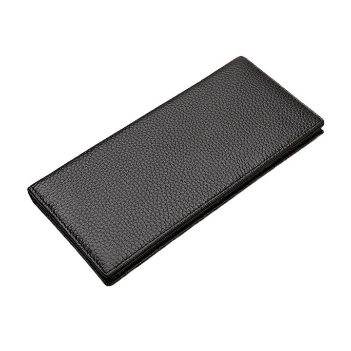Textured Leather Long Wallet Stornfield