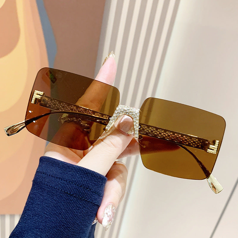 Women extravagant hexagonal sunglasses Stornfield