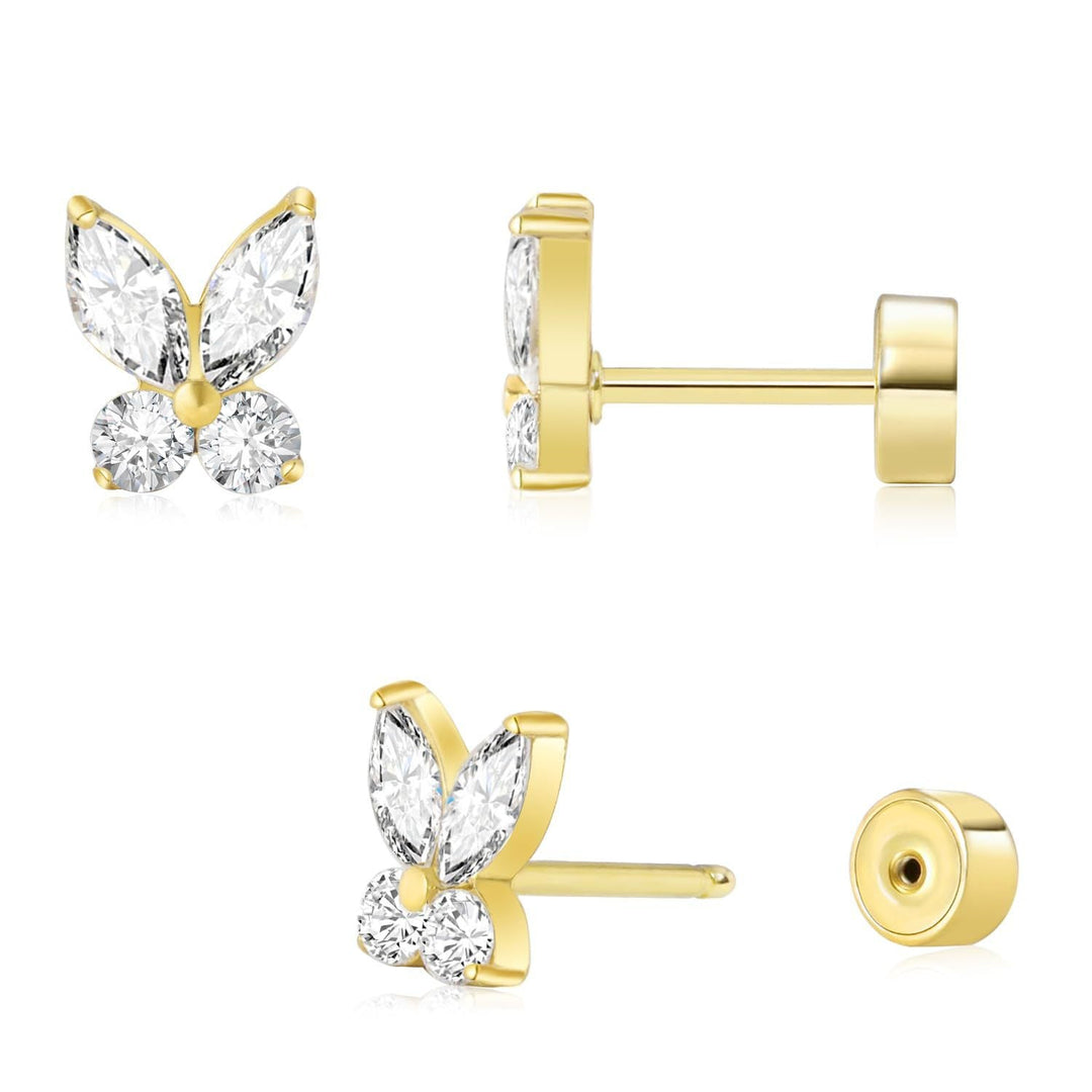 Ear studs with flat back | Stornfield