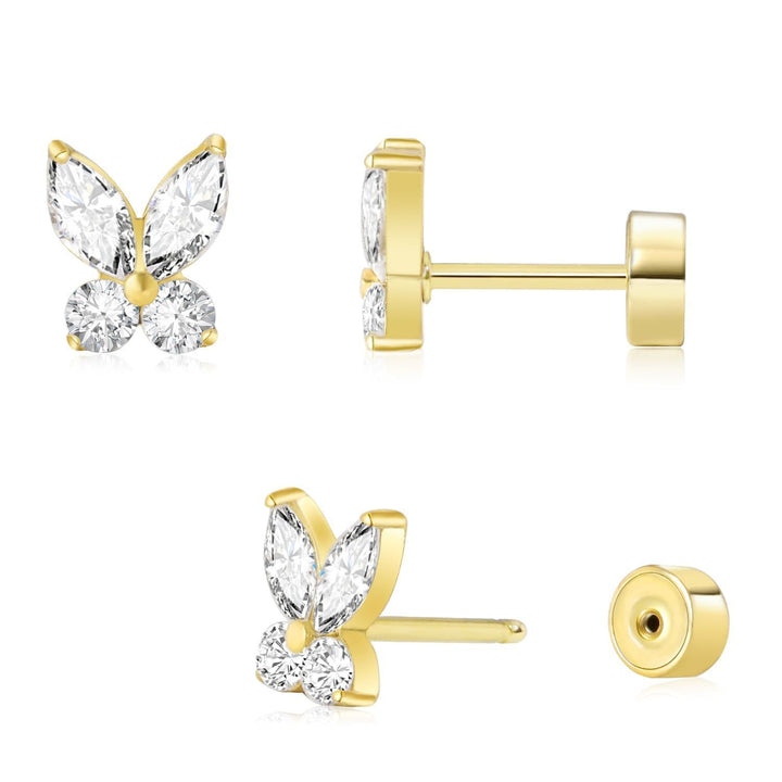 Ear studs with flat back | Stornfield