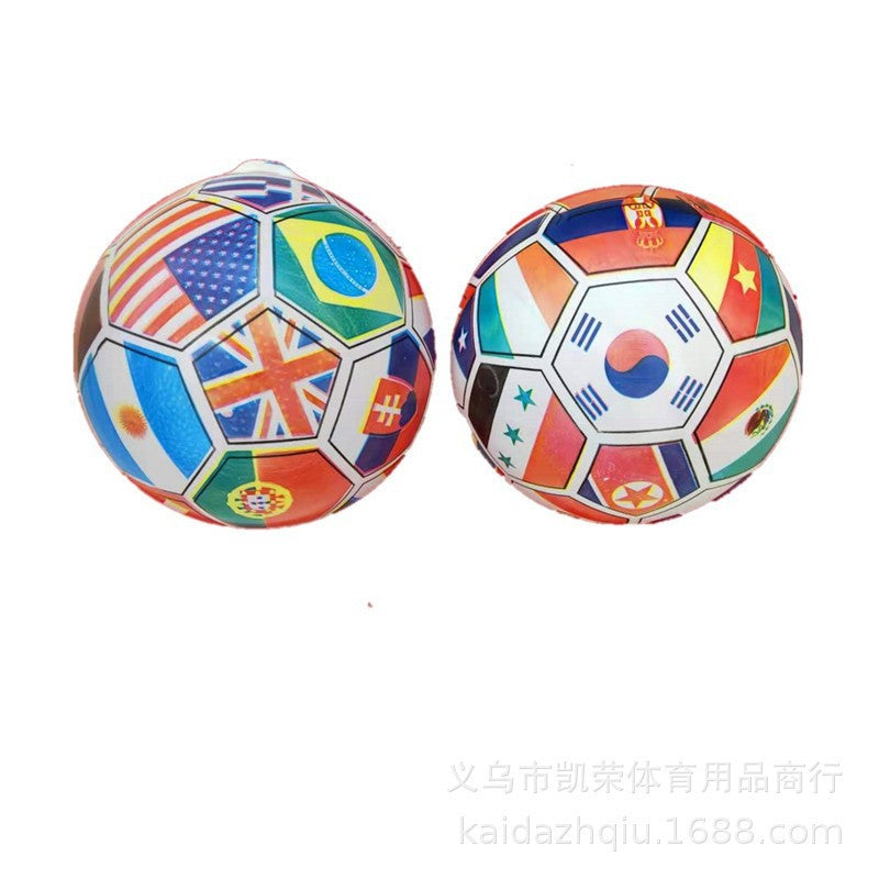 Unisex Versatile Soccer Ball with International Flag Designs Stornfield