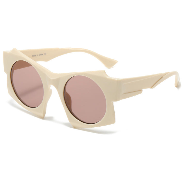 Contemporary Round Frame Sunglasses Stornfield