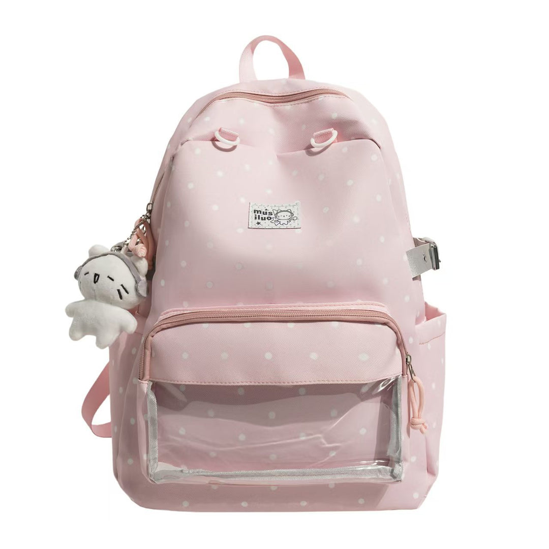 Polka Dot Embroidered Backpack Stornfield