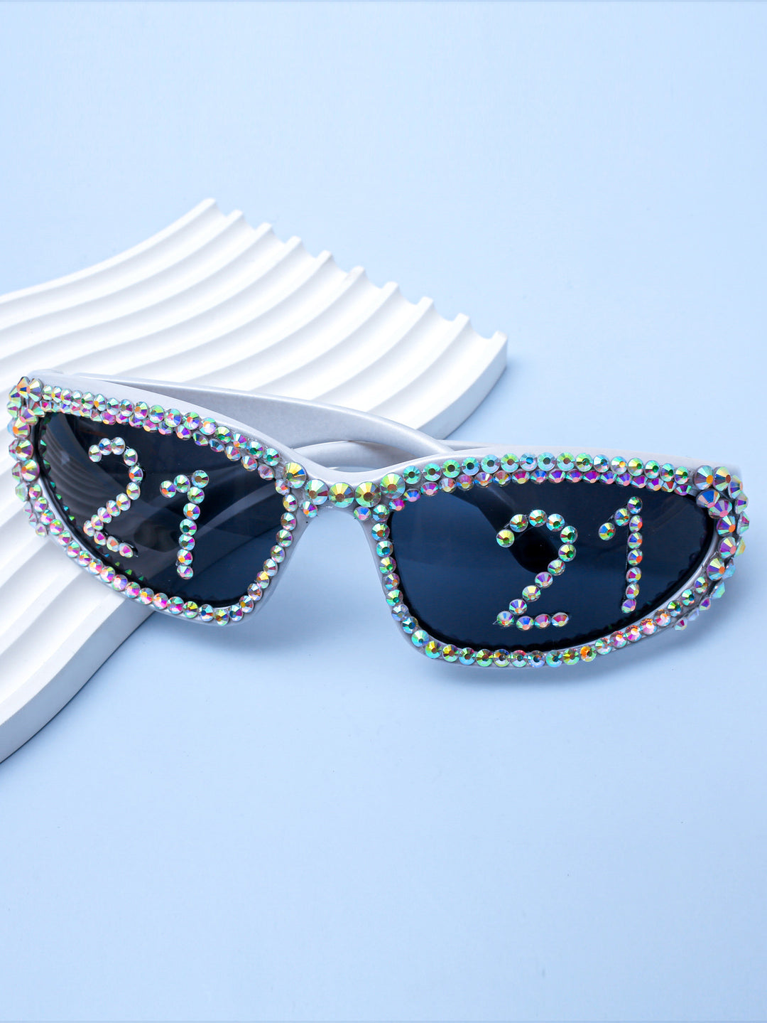 Statement Swarovski Crystal Embellished Sunglasses Stornfield