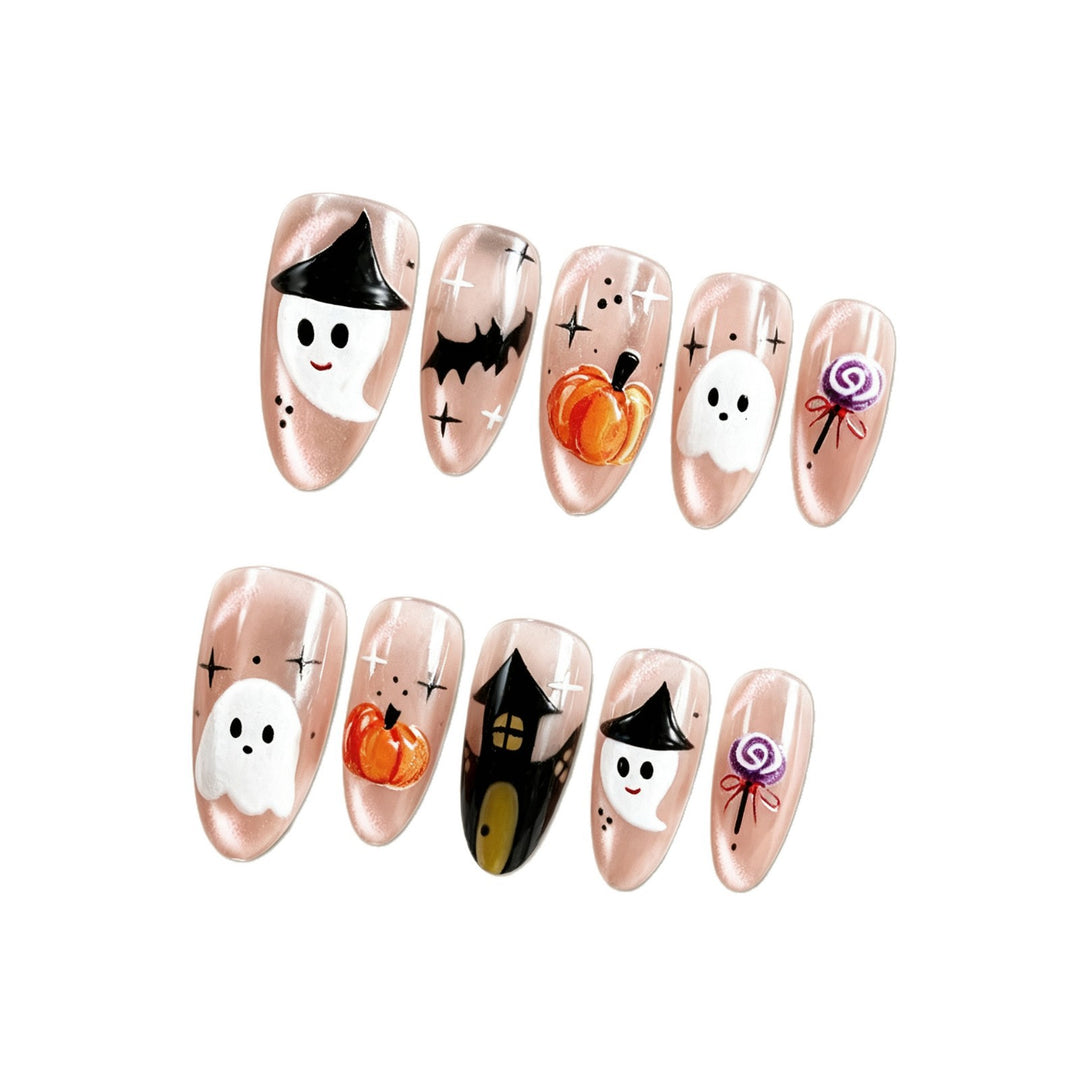 Creative Halloween Art Nail Set Stornfield