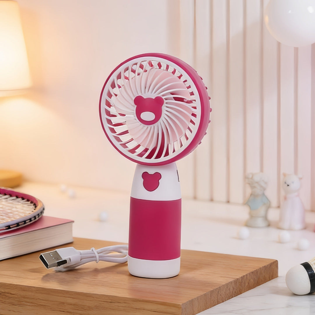 Ladies Portable Mini USB Fan with Animal Lion Design Stornfield