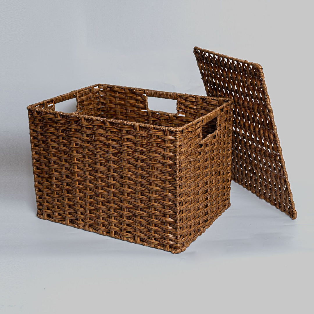 Versatile Wicker Storage Bin Stornfield