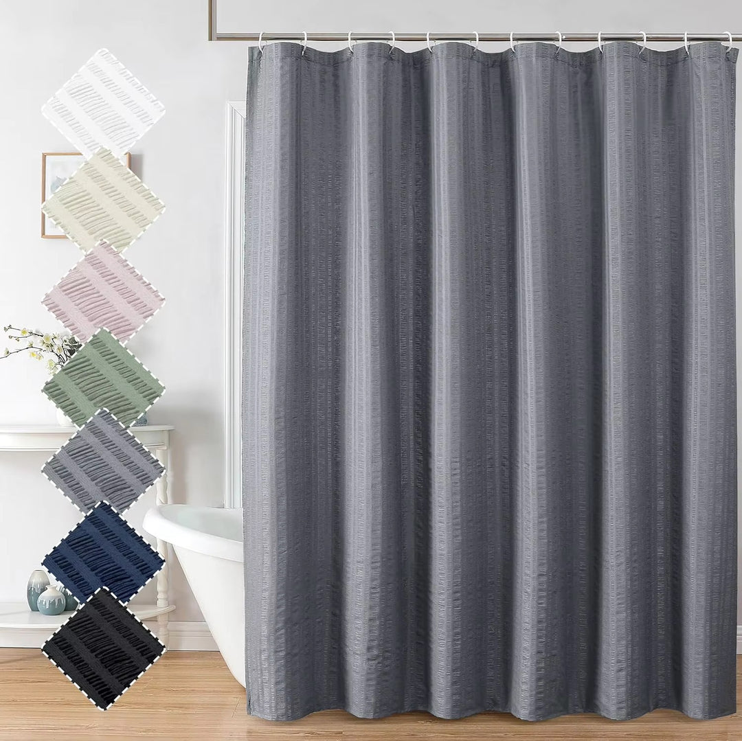 Premium Textured Shower Curtain Stornfield