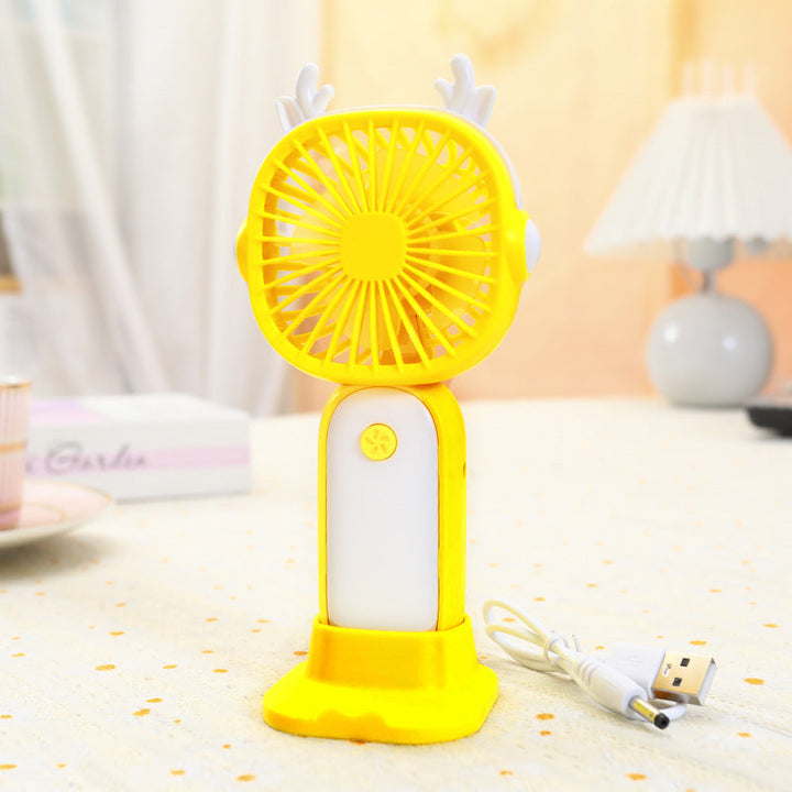 Ladies Portable Hand Fan with Cute Design Stornfield