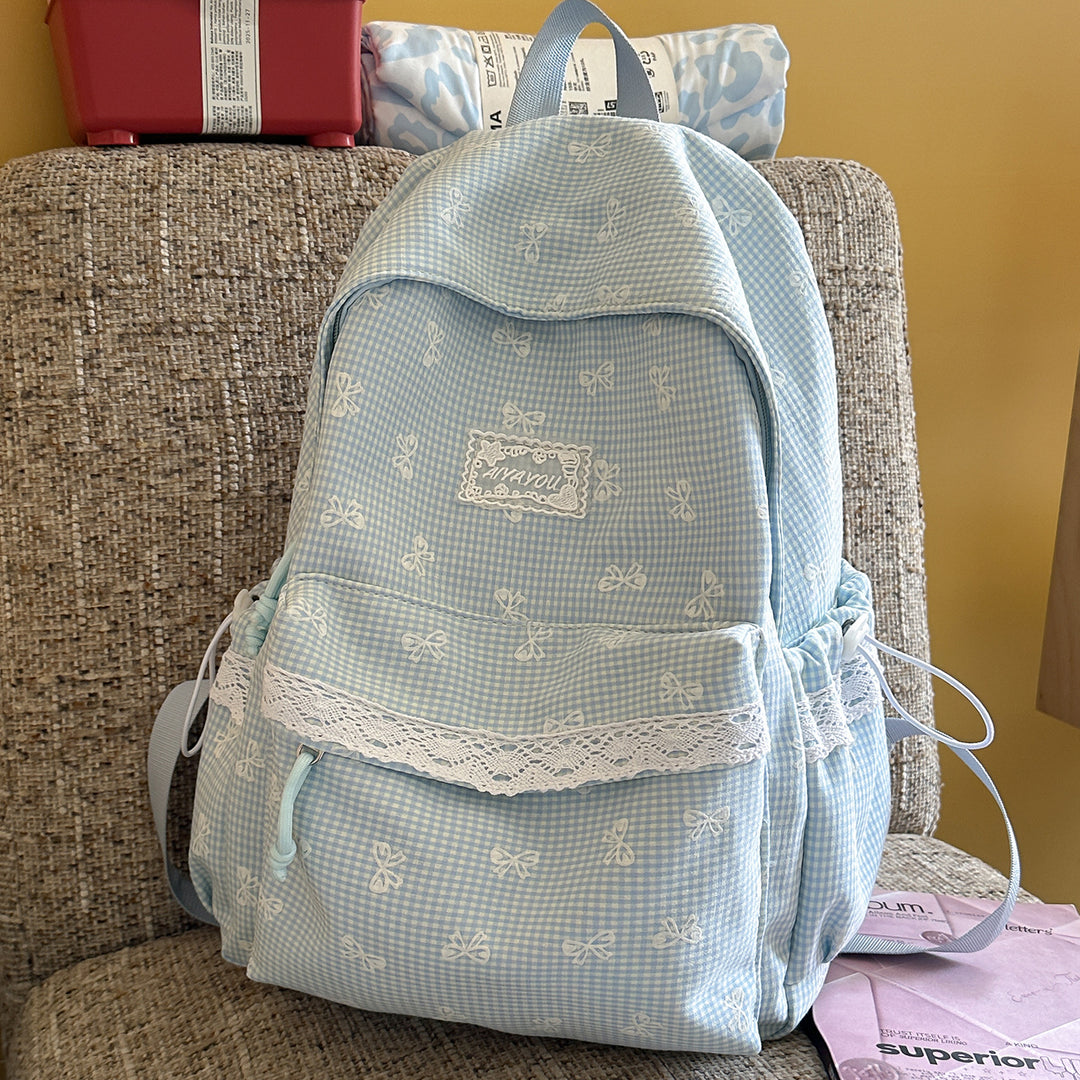 Sweet Floral-Embellished Backpack Stornfield