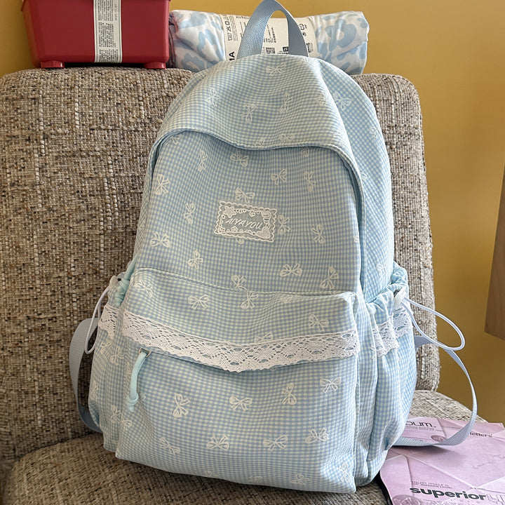 Sweet Floral-Embellished Backpack Stornfield