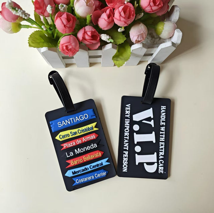 Unisex Creative Destination-Themed Luggage Tag Stornfield