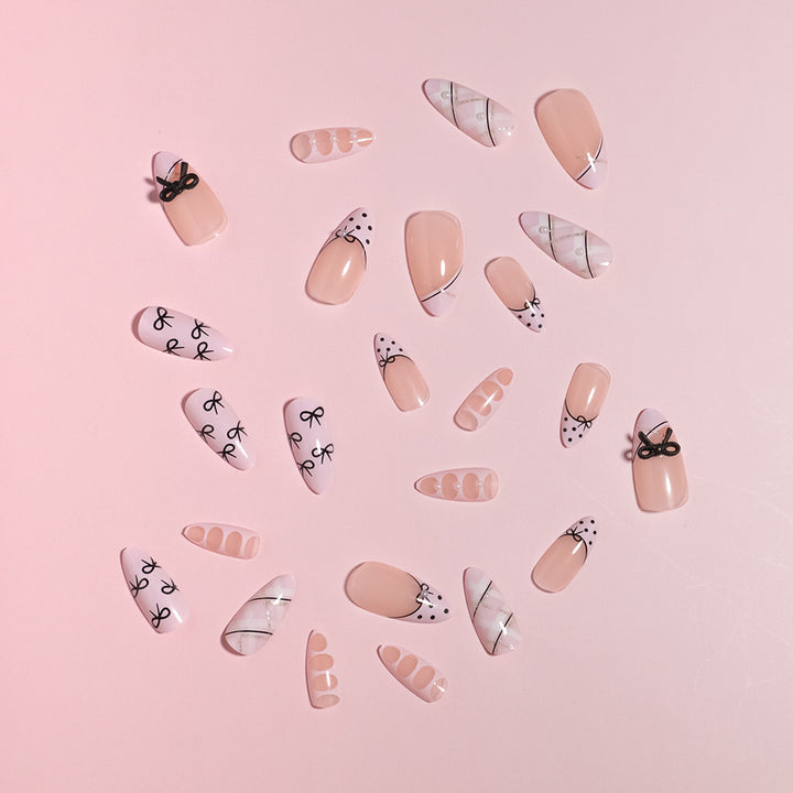 DIY Artistic Press-On Nail Set Stornfield