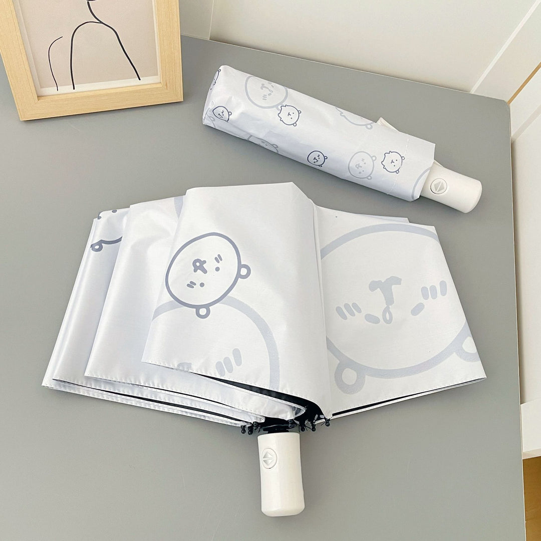 Women's Automatic Folding Umbrella with Playful Animal Design Stornfield