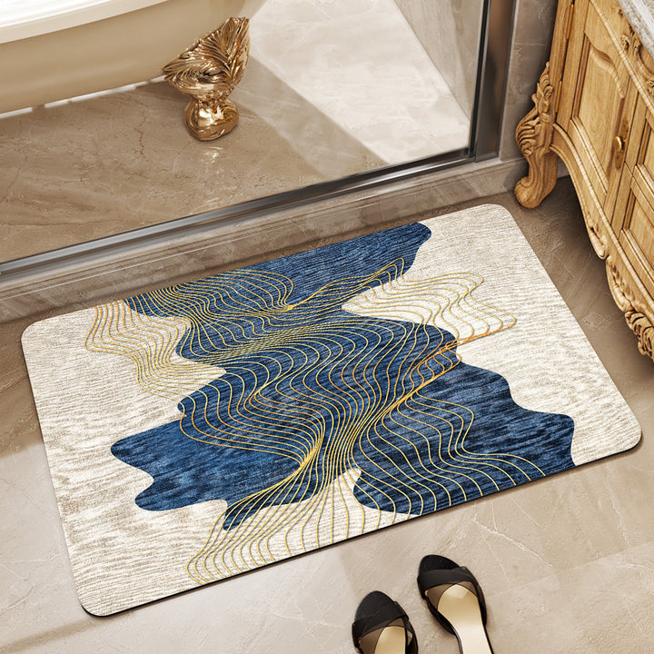 Stylish Patterned Bath Mat Stornfield