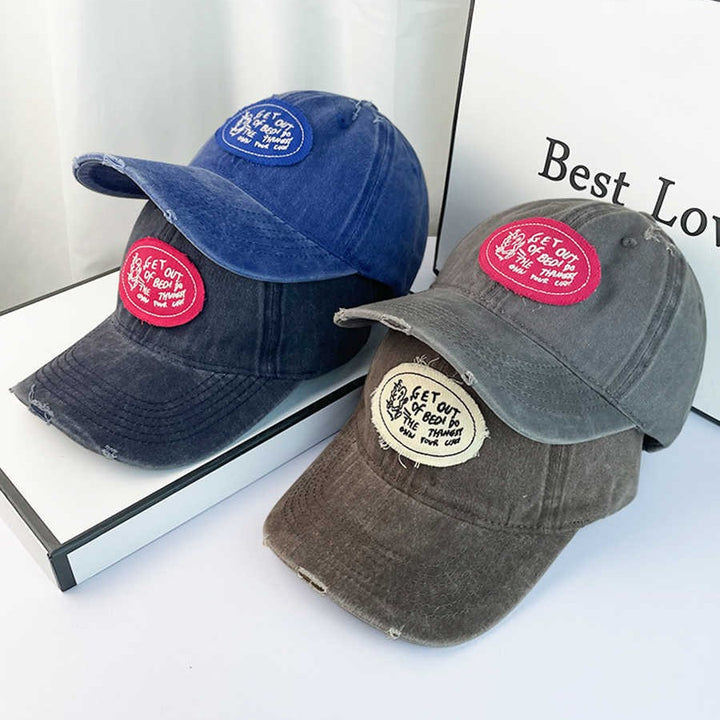 Women's Casual Distressed Cotton Baseball Cap Stornfield