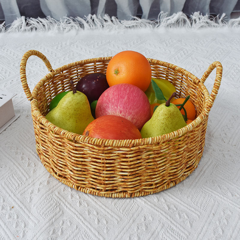 Handwoven Natural Rattan Storage Baskets Set Stornfield