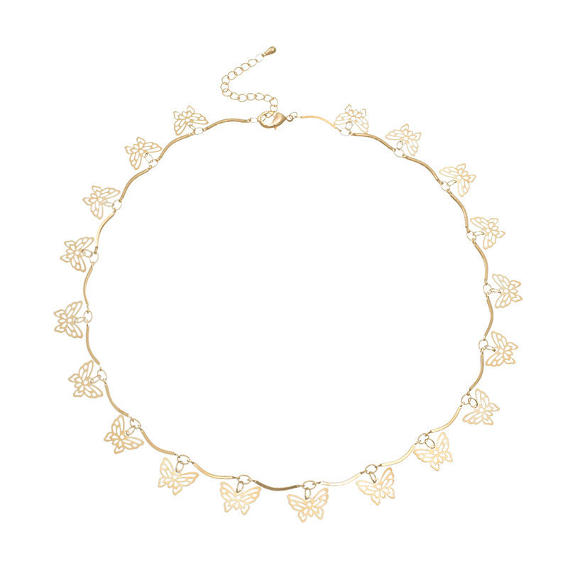 Butterfly Design Choker Necklace Stornfield