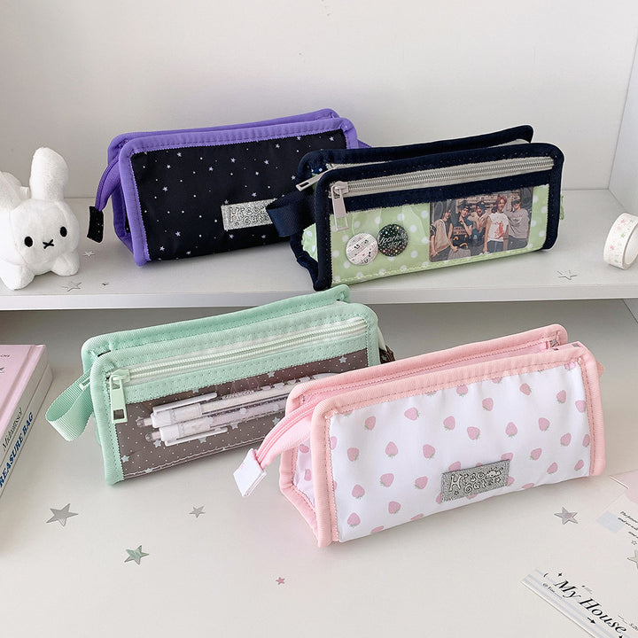 Premium Starry Pattern Pencil Case
