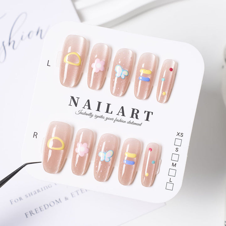 Stylish Ombre Press-On Nail Set Stornfield