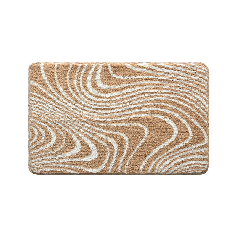 Abstract Wave Pattern Bath Mat Stornfield